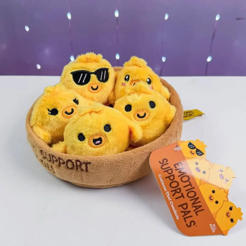 WHAT DO YOU MEME? Emotional Support Chickies Plush Set